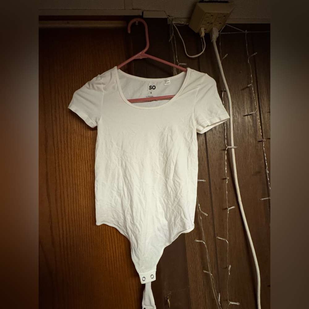 SO Women's Classic White Bodysuit